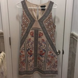 Pink floral patterned dress